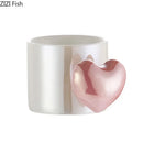 DecorBites™ Love Heart Ceramic Mugs 330ml Dining Coffee Tea Cup Juice Container