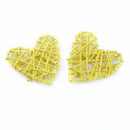 Natural woven fiber love heart decorations bedroom wedding decor