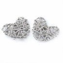 Natural woven fiber love heart decorations bedroom wedding decor
