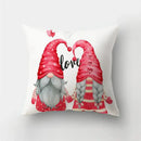 Valentine’s white love heart print pillow covers living room decor