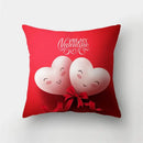 DecorBites™ Love Heart Print Sofa Cushion Covers - Nordic Valentine's Day Wedding Decor Pillowcase