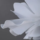 DecorBites™ Love Me Not Chandelier: Simple White Flower Lamp for Bedroom or Kitchen