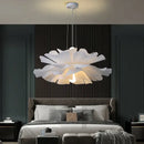 DecorBites™ Love Me Not Chandelier: Simple White Flower Lamp for Bedroom or Kitchen