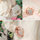 DecorBites™ LoveLock Mini Bluetooth Speaker - Pink, Retro Design, 5W Sound Box
