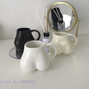 DecorBites™ Lovely Butt Shape Ceramic Coffee Cup Storage Decoration