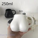DecorBites™ Lovely Butt Shape Ceramic Coffee Cup Storage Decoration