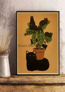 DecorBites™ Lover Cat Paper Poster for Home Decor