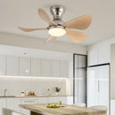 Modern low floor dc motor ceiling fan with light for living room