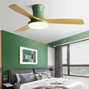 DecorBites™ Low Profile Ceiling Fan Light with Black ABS Blades and Remote Control