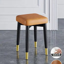 DecorBites™ Low Square Stool Bench for Dining Kitchen Portable Table Furniture