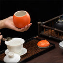 DecorBites™ Lucky Cat Tea Storage Jar: Cute Ceramic Can for Household Tea and Candy Storage