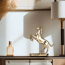 Modern gold horse resin home decoration sculpture living room decor