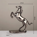 Modern gold horse resin home decoration sculpture living room decor