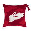 Lucky rabbit pine forests tan velvet cushion bedroom pillow with tassels