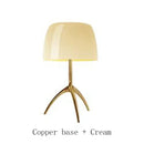 DecorBites™ Lumiere Glass Table Lamp - Modern LED Desk Light for Bedroom and Living Room