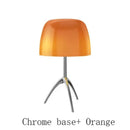 DecorBites™ Lumiere Glass Table Lamp - Modern LED Desk Light for Bedroom and Living Room