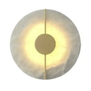 Modern circular gold and copper wall lamp bedroom bedside light