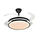 DecorBites™ Luminous LED Fandelier Fan Invisible Ceiling Retractable Blades Remote Control