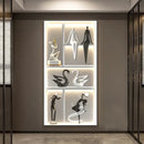 DecorBites™ Luminous Wall Mural - Remote Control High-End Art Painting for Modern Living Room & Corridor