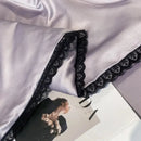 DecorBites™ Luxe Flower Embroidered Cool Quilt Set - Lightweight, Silky, High-End Comfort