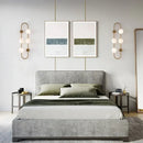 Modern gold glass ball led wall sconce bedroom minimalist light