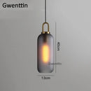 Luxe glass ball pendant lights brass and frosted glass dining room