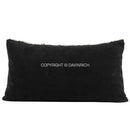 Luxe gold foil brown bark texture cushion cover living room