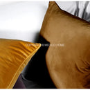 Luxe teal italy velvet pillowslip for living room sofa