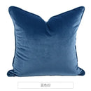 Luxe teal italy velvet pillowslip for living room sofa