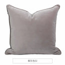 Luxe teal italy velvet pillowslip for living room sofa