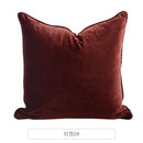 Luxe teal italy velvet pillowslip for living room sofa