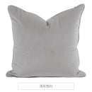 Luxe teal italy velvet pillowslip for living room sofa