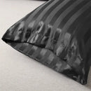 DecorBites™ Luxe Jacquard Stripes Pillow Cover Set - Queen & King Size Home Pillowcases