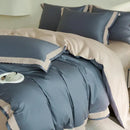 Luxe cream & pink lace bedding set bedroom egyptian cotton satin