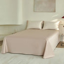 Luxe cream & pink lace bedding set bedroom egyptian cotton satin