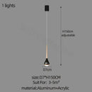 Decorbites luxe loft black & gold chandelier living room pendant light