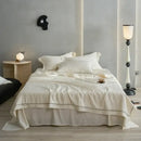 DecorBites™ Luxe Lyocell Jacquard Summer Blanket with Mulberry Silk Fill Comforter