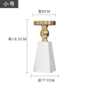 DecorBites™ Luxe Marble Candle Holder - Modern Minimalist Style