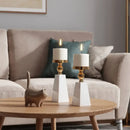 DecorBites™ Luxe Marble Candle Holder - Modern Minimalist Style