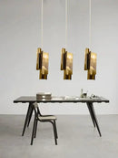 DecorBites™ Luxe Marble Pendant Light: LED Bronze Hanging Lamp for Kitchen Island, Dining Table
