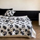 DecorBites™ Luxe Mink Fur Jacquard Throw: Cozy Warmth & Style