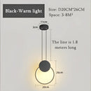 DecorBites™ Luxe Nordic Circle Lamp for Home Decor & Ambiance