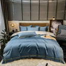 DecorBites™ Luxurious Egyptian Cotton Embroidered Bedding Set
