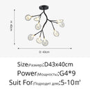 DecorBites™ Luxurious Golden LED Chandelier for Home