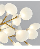 DecorBites™ Luxurious Golden LED Chandelier for Home