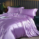 DecorBites™ Luxurious Mulberry Silk Bedding Set for King & Queen Beds