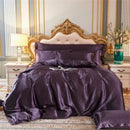 DecorBites™ Luxurious Mulberry Silk Bedding Set for King & Queen Beds