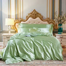 DecorBites™ Luxurious Mulberry Silk Bedding Set for King & Queen Beds