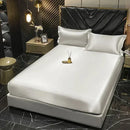 DecorBites™ Luxurious Mulberry Silk Bedding Set for King & Queen Beds