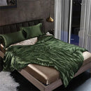 DecorBites™ Luxurious Mulberry Silk Bedding Set for King & Queen Beds